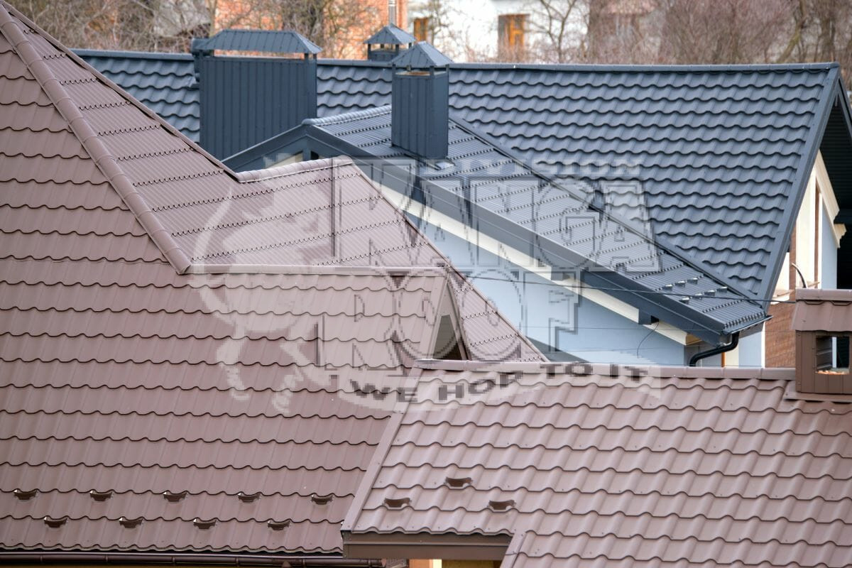 Shingle style metal roofing