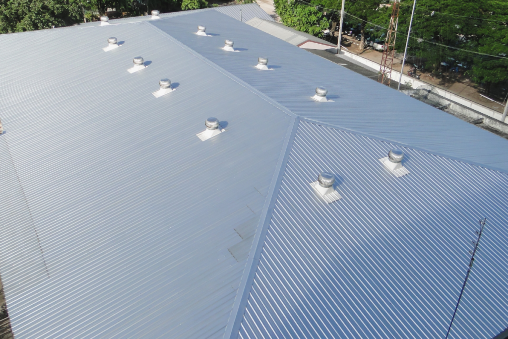 Aluminum metal roof