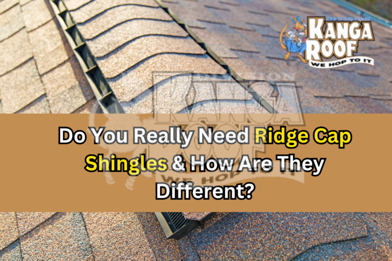 Do You Really Need Ridge Cap Shingles & How Are They Different?
