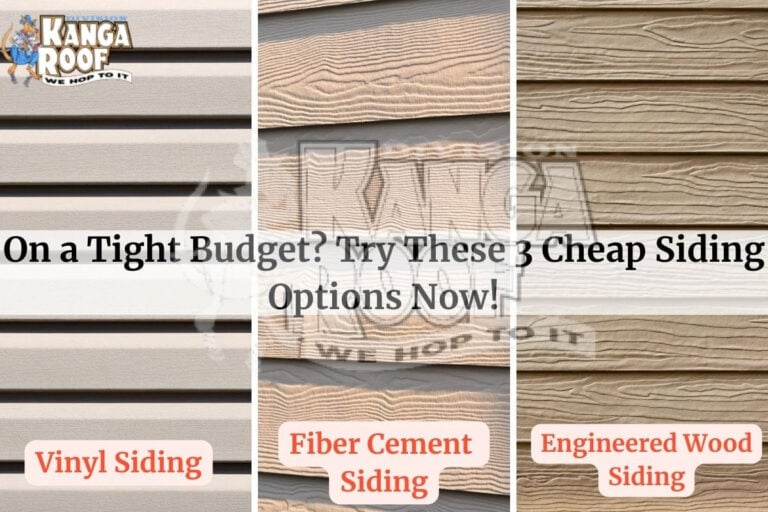 On a Tight Budget? Try These 3 Cheap Siding Options Now!