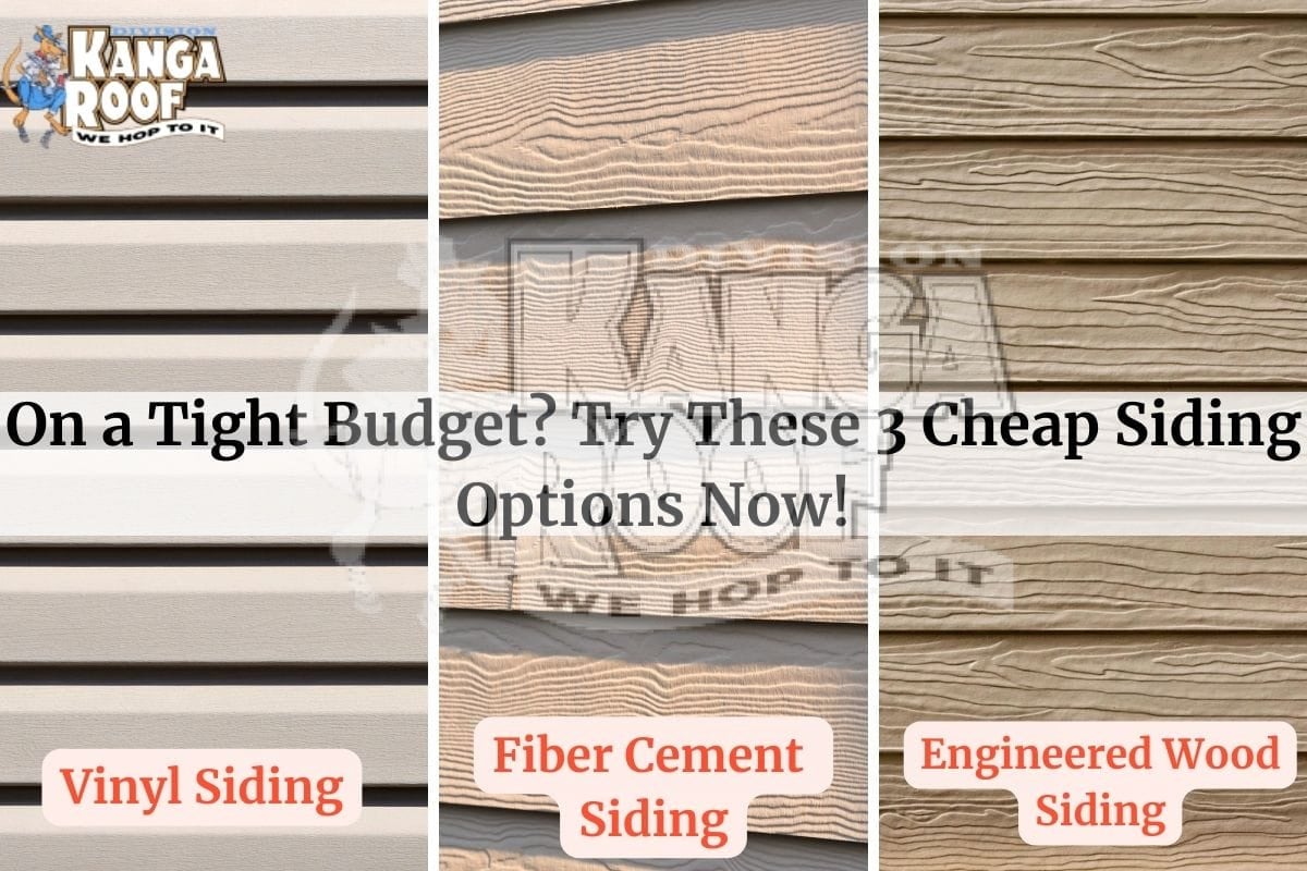 On a Tight Budget? Try These 3 Cheap Siding Options Now!